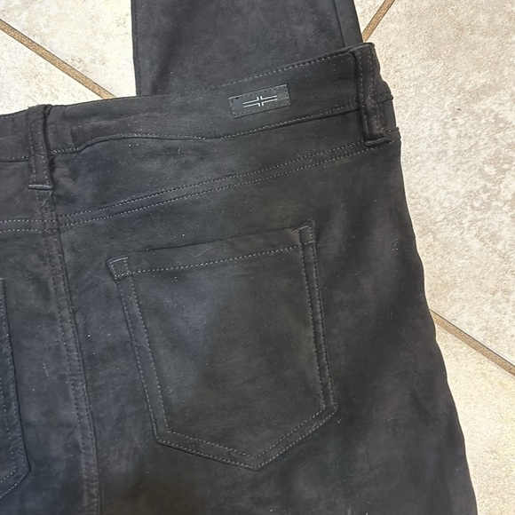 Liverpool Abby Black Faux Suede Ankle Skinny Jeans Pants 12 - Picture 10 of 10